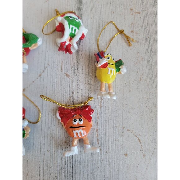 Mini M&M candy santa claus set ornament Xmas - Picture 4 of 5
